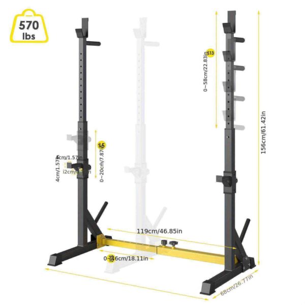 Adjustable Barbell Rack - Image 2