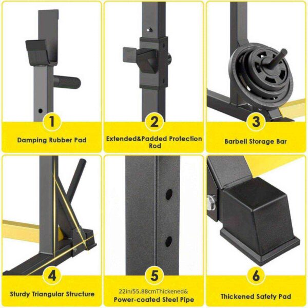 Adjustable Barbell Rack - Image 4