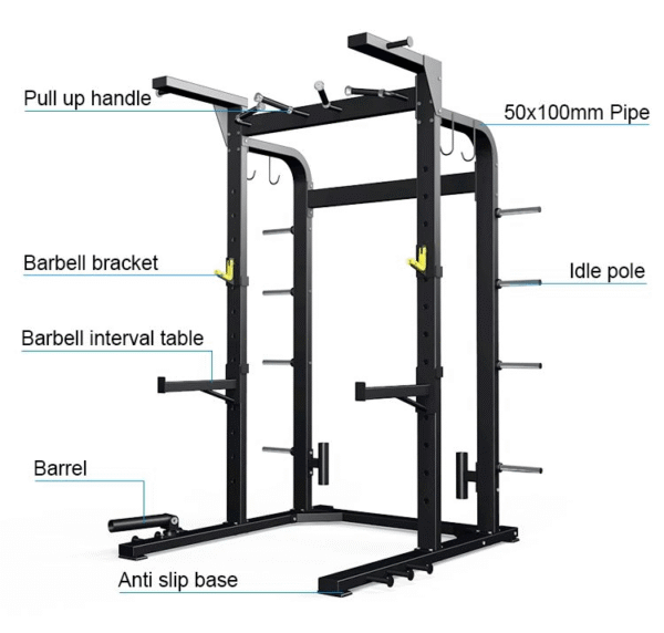 Half Power Squat Rack - Image 4
