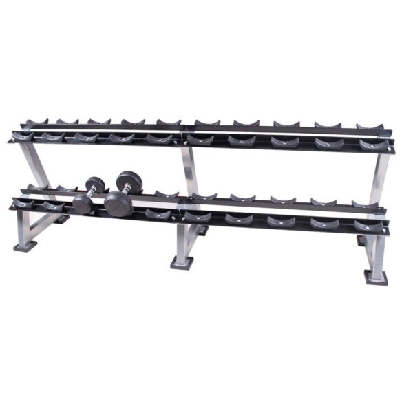 Two Layers Dumbbell Rack - Image 2