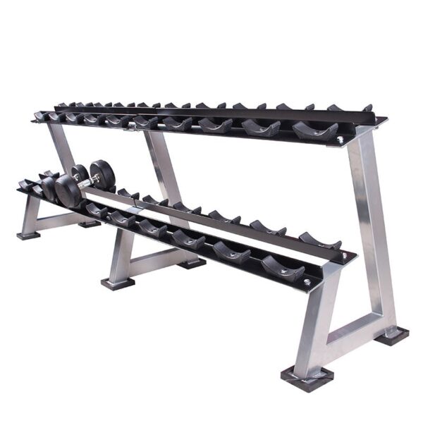 Two Layers Dumbbell Rack - Image 4