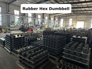 Rubber Hex Dumbbell